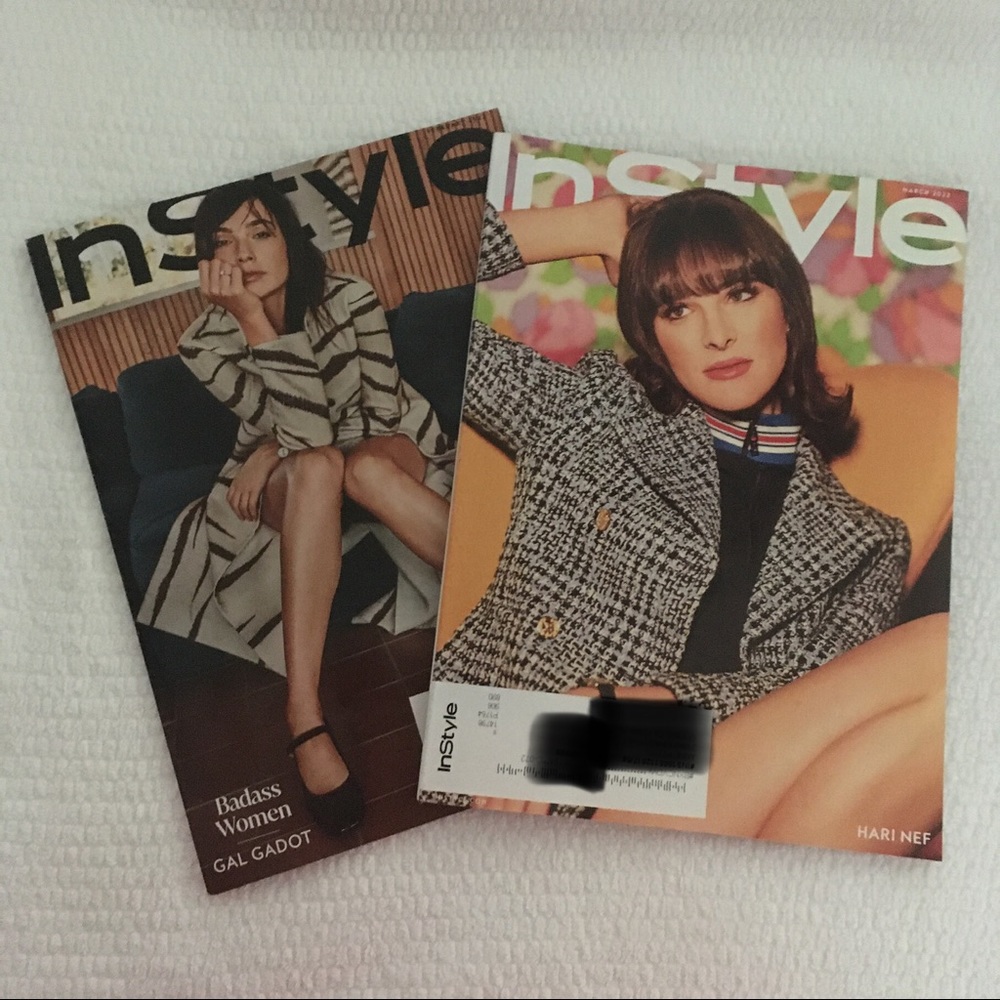 NWT InSTYLE Magazines - February & March 2022 - Badass Women & Fashion Issues